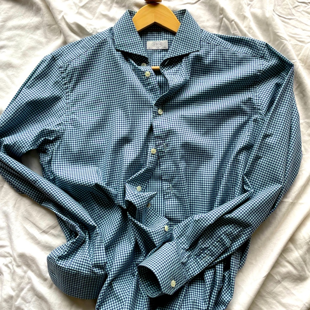 Eton of Sweden slim fit 16 1/2” dress shirt